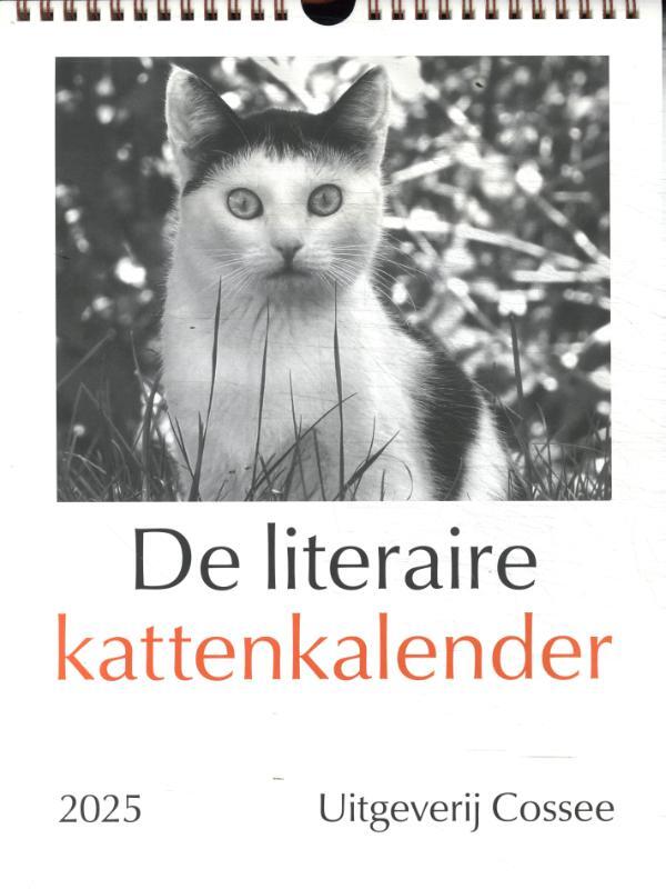 Omslag van boek: De literaire kattenkalender 2025